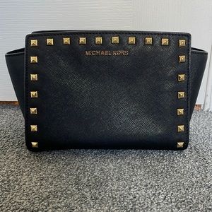 Michael Kors Studded Leather Handbag